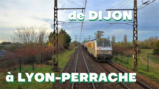 Cabride de Dijon à Lyon-Perrache via Mâcon en BB27000 à 120km/h
