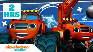 Blaze et les Monster Machines | Les jeux en sciences et en mathématiques ! 2 heures | Nickelodeon Jr