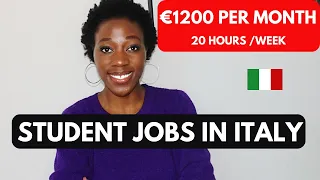 PART TIME JOBS FOR STUDENTS IN ITALY | WORK AS YOU STUDY IN ITALY | CALL ME HILDAGLOSH