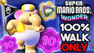 Can You 100% Super Mario Bros Wonder Without Running?