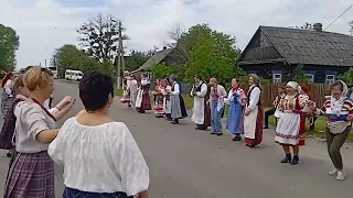 "Полька-паскакуха". "Беларускія танцы ў Магілёве" на Юраўскім карагодзе ў вёсцы Пагост. 06.05.2024