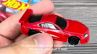 Hot wheels kirmizi supra inceliyorum (review)