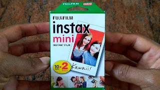 Fujifilm Instax Mini Picture Format Film (20 Shots)unboxing
