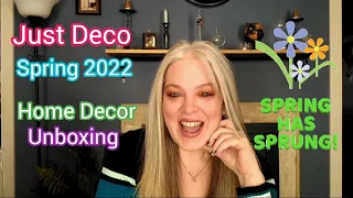 Just Deco/ Spring 2022 /Home Decor quarterly subscription Unboxing (My 1st box!) April 2022