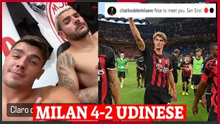Milan 4-2 Udinese: Players Reaction after the fantastic victory in San Siro