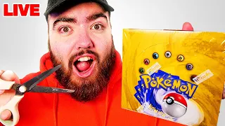 Opening a VINTAGE Base Set Pokémon Box LIVE