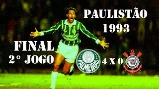 Palmeiras 4 x 0 Corinthians - Campeonato Paulista 1993|2ª Final| - Gols