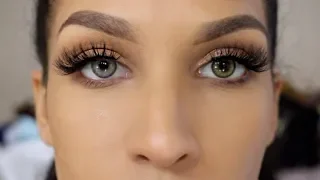 BEST COLORED CONTACTS (on brown eyes) | TTDEYE Real Khaki & Pearl Grey