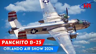 WARBIRD B-25 Bomber "Panchito" Thrills at Orlando Air Show 2024