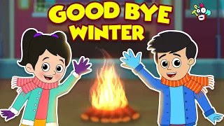Goodbye Winter | Welcome Summer | Hindi Stories | Hindi Cartoon | हिंदी कार्टून | Puntoon Kids
