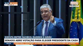 GIRÃO declara voto em MARINHO para PRESIDENTE do SENADO