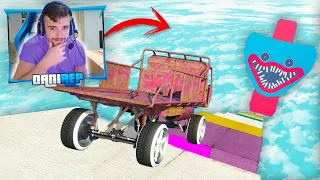 MEGA RAMPA 723.000% IMPOSIBLE! EL MONSTRUO ME COME!! - GTA V ONLINE