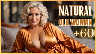 Natural Older Women OVER 60💄 Fashion Tips Review Part 146