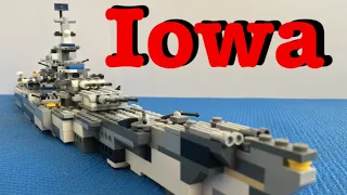 LEGO USS Iowa Speed Build/Time-lapse Build/Tutorial