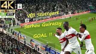 4K EA FC 24 Borussia M'gladbach vs VfB Stuttgart Legendary Difficulty Serhou Guirassy GOAL