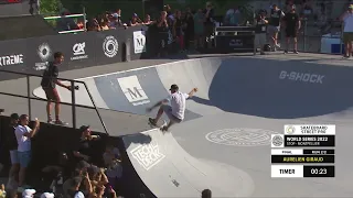 Aurelien Giraud | 1st place - Skateboard Street Pro Men Final | #FISEMontpellier 2022