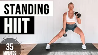 35 MIN NO REPEAT STANDING DUMBBELL WORKOUT ( FOR FAT BURNING)