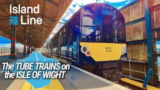 Riding the ISLAND LINE Class 484 Tube Trains on the Isle of Wight! - Ryde to Shanklin AND BACK!