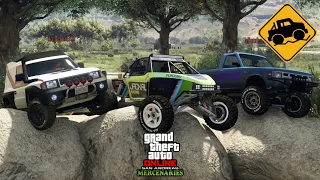 GTA 5 - Off-Road Capability Testing - MonstroCiti, Walton L35, & Ratel | San Andreas Mercenaries DLC