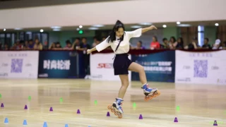 2017 SSO Junior Women Slalom，2nd，Liu Jia Xin 刘佳欣 (China)