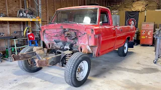 FULL Build Begins! FORD F100, F250 Series | Front End Removed