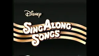 Disney's Sing Along Songs 1996 Promo B