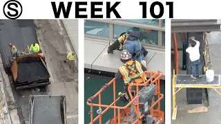 Construction time-lapses w/closeups (compilation): Week 101 of the Ⓢ-series