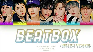 NCT DREAM (엔씨티 DREAM) BEATBOX (ENGLISH VER.) | [COLOR CODED LYRICS] | icandothisallday