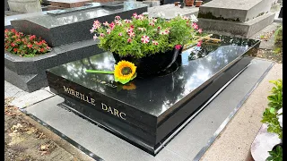 Tombe de Mireille DARC cimetière du Montparnasse, Paris
