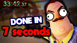 Hello Neighbor Alpha Speedruns are Ridiculous