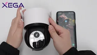 How to connect Xega 4G security camera from mobile phone