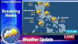 WEATHER UPDATE AS OF 4AM,  MAY 11, 2024  | PAGASA LATEST FORECAST