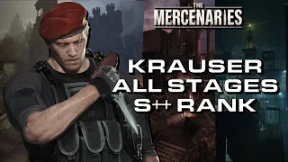 RE4 Remake Mercenaries - Krauser - All Stages - S++ Rank