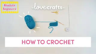 How to Crochet for ABSOLUTE beginners!