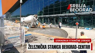 Radovi na prilaznim putevima u kompleksu Glavna železnička stanica Beograd-Centar