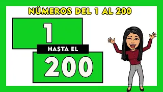 ✅Números del 1 al 200 en letras en español  | Spanish Numbers 1 - 200