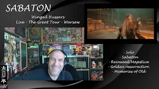 SABATON - Winged Hussars (Live - The Great Tour - Warsaw) - Reaction with Rollen