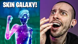 JUGANDO CON LA NUEVA SKIN GALAXY EN FORTNITE | Robleis