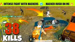 🔥 INTENSE FIGHT WITH HACKERS 🥶 | HACKERS RUSH ON ME | PUBG MOBAIL LITE 38 KILLS GAMEPLAY  #pubglite