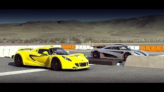 Forza 6: Koenigsegg ONE:1 vs. Hennessey Venom GT | Drag Race