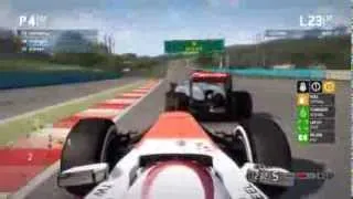F1 2013 AOR Official Highlights Hungaroring PC Split 3 Season 7