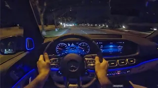 2021 Mercedes AMG GLE 63 S POV Night Drive (3D Audio)(ASMR)