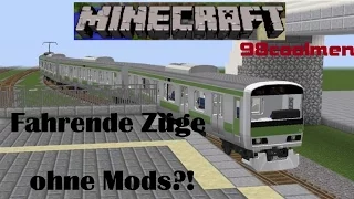 Minecraft Züge ohne Mods!!!98coolmen