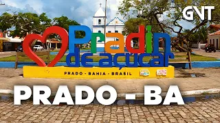 PRADO - Pradin de Açúcar - Percorrendo Rodovia Estadual BA-001 até Cumuruxatiba - Tororão - Falésias