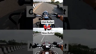 New Bullet VS Old Bullet 350 🔥 Gear Challenge #shorts #bullet