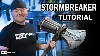 How to make Thor's Stormbreaker from Avengers Infinity War out of Foam