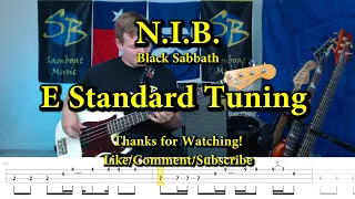 N.I.B. - Black Sabbath (Bass Cover with Tabs)