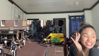 Unbelievably busy bicycle crossing in Amsterdam | Reaction