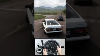 Drifting Initial D Toyota AE86 in Forza Horizon 5