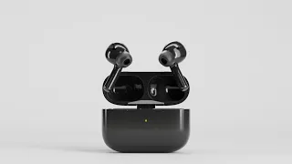 Apple Airpods Pro Product Animation Concept BLACK